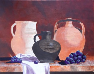 Marja (Breda) | Kannen en Kruiken | Acrylverf op doek