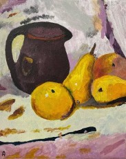 Aart | Kan met Fruit | Acrylverf op doek