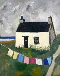 Aart | Droge Was | Acrylverf op doek