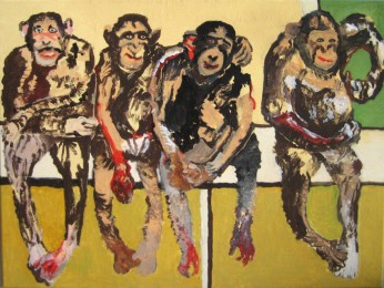 Anneke | Wij Poseren | Acrylverf op doek