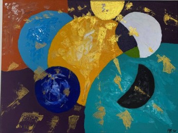 Ans | Abstract | Olieverf op doek
