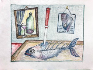 Marga | Blikje Bruynzeel | Potlood op papier