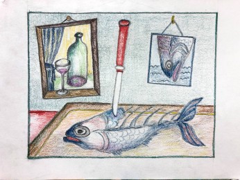 Marga | Blikje Bruynzeel | Potlood op papier