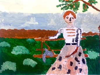 Bram | zonder titel 3 | Acrylverf op papier