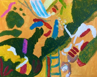 Bram | naar Kandinsky | Acrylverf op papier
