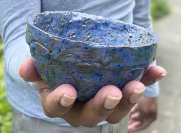 Bram | Blauw Schaaltje | Keramiek