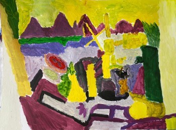 Bram | zonder titel | Acrylverf op papier