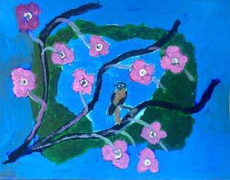 Bram | Japans | acryl op papier