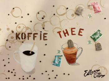 Ellert-Jan | Koffie-Thee | Acrylverf op Doek