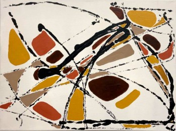 Ellert-Jan | Knikkers | Acrylverf op Doek