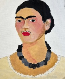 Lioo | Frida Khalo | Acrylverf op doek