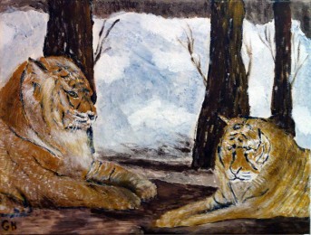 Gerard | Zonder titel | Acrylverf op doek