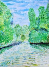 Hans L. | Landschap | Acrylverf op doek