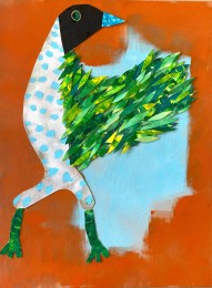 Bram | zonder titel | acryl op papier