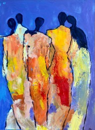 Ans | zonder titel | acryl op papier