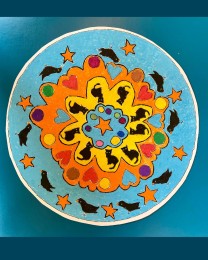Jenny | Mandala | verfstiften op papier