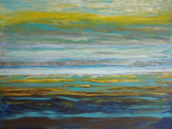 Jan Willem | Licht aan de Horizon | Acrylverf op doek