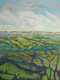Jan Willem | Waddeninspiratie | Acrylverf op doek
