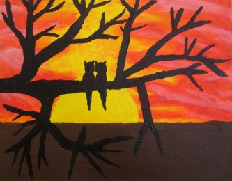 Malgosia | Gezellig | Acrylverf op doek