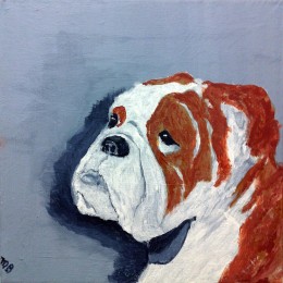 Marja | Hond | Acrylverf op doek
