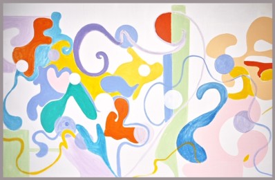 Groepsproject | Muurschildering  Geïnspireerd door Matisse