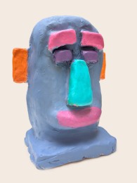 Pieter | Zonder titel | Keramiek en acrylverf