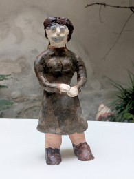 Pieter | Zonder titel | Keramiek en acrylverf