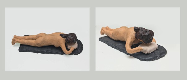 Pieter | Zonder titel | Keramiek en acrylverf