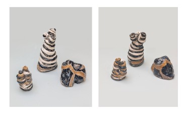 Marijke | Droodles | Keramiek en acrylverf