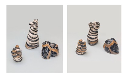 Marijke | Droodles | Keramiek en acrylverf