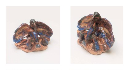 Marijke | Pelikaan ( altruïsme) | Keramiek en acrylverf