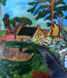 Pannus | De Varkenshoedster | Acrylverf op doek
