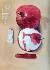 Peter | De appels | Acrylverf op doek