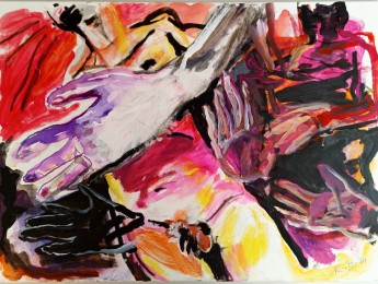 René | 004 | Acrylverf op doek