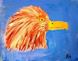 Roel | Zonder titel | Acrylverf op doek