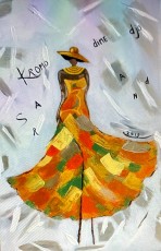 Sandra | Volledige ontplooiing | Acrylverf op doek