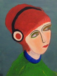 Thea | Ik Luister Met Warme Oren | Acrylverf op doek