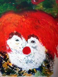 Theo | Carnaval | Acrylverf op papier
