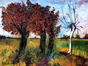Tom | Vier Bomen | Acrylverf op doek