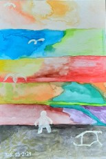 Ton | Zonder Titel1 | acryl op canvasboard