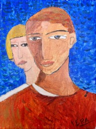 Vera | naar Jan Sluijters | Acrylverf op papier