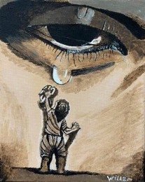 Willem | Ik Wil Je Tranen Drogen | Acrylverf op canvas