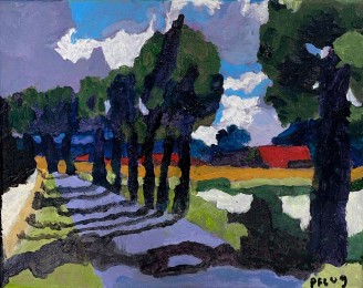 Wim | Bomenlaantje | Acrylverf op canvas