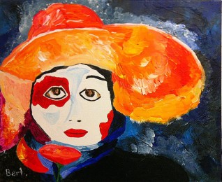 Bert | Zonder titel | Acrylverf op doek