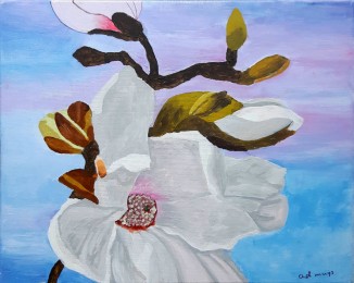 Ad | Bloesem | Acrylverf op doek