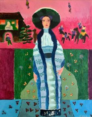 Gera | Adele, geïnspireerd op Gustav Klimt | Acrylverf op doek