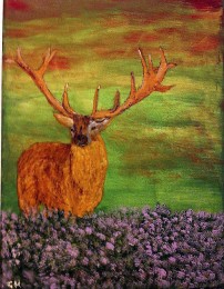 Gerard | Hert | Acrylverf op doek