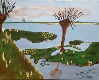Inge | Landschap | Acrylverf op doek
