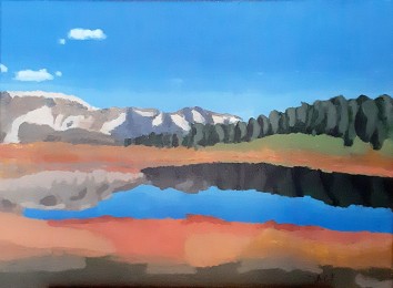 Jack | Weerspiegeling | Acrylverf op doek