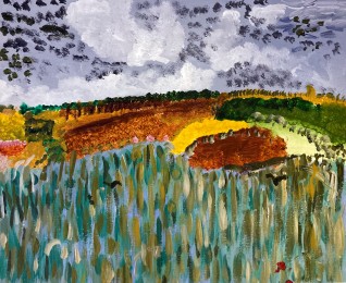 Joop | Naar voorbeeld van Vincent van Gogh | Acrylverf op papier